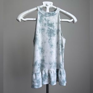 NWT W5 Women’s High Neck Tank Top Tie Dye Halter, M